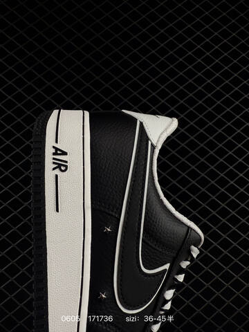 Nike Air Force 1 07 IM6643-010 Black White Silver EU 36-45 Casual - Unisex (BS-70952)