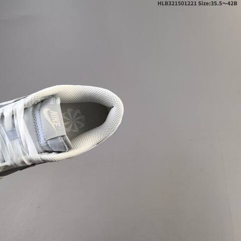 Nike Dunk Low White Silver Grey Sail EU 35 5-42 Skate Shoe - Unisex BS-62525
