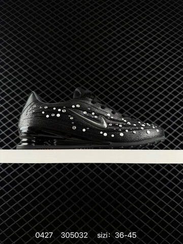 Nike Shox Z Black Silver With Rhinestone Pearl Accents EU 36-45 Lifestyle - Unisex (BS-71829)