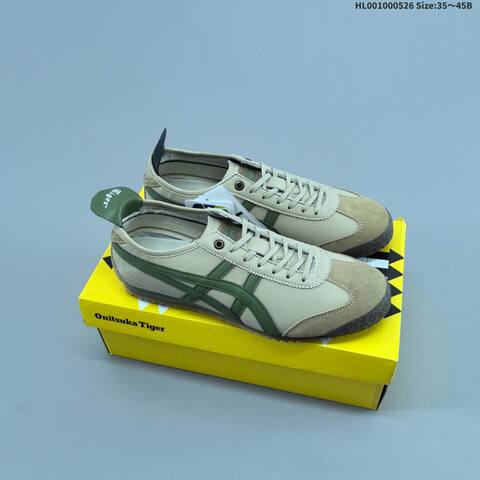 Onitsuka Tiger Mexico 66 SD Beige Olive Green Tan EU 35-45 Sneaker Casual Sneakers - Unisex BS-68794