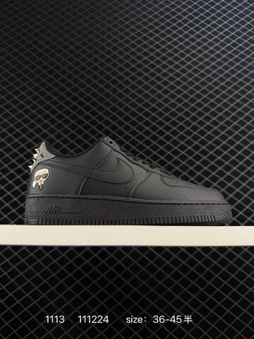 Nike Air Force 1 Low White Black EU 36-45 5 Lifestyle - Unisex (BS-74227)