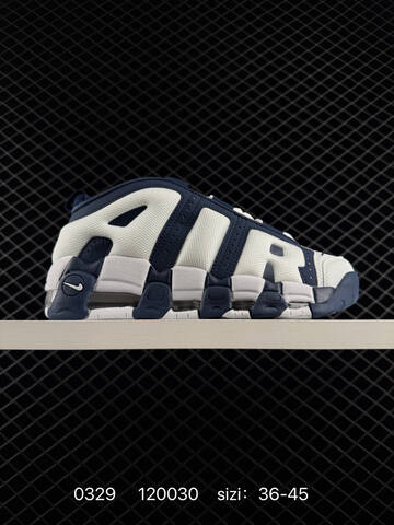 Nike Air More Uptempo White Navy Red EU 36-45 Basketball - Unisex (BS-72373)