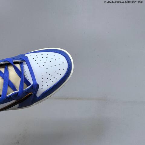 Nike Air Jordan 1 Low OG SP x Travis Scott x Fragment White Blue Black EU 36-46 Lifestyle - Unisex (BS-65995)