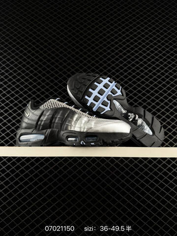 Nike Air Max 95 Big Bubble IQ7708-095 Black Silver Light Blue White EU 36-49 5 Lifestyle - Unisex (BS-70454)