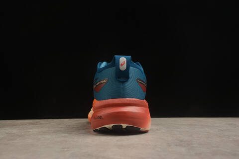 ASICS GEL-KAYANO 31 PLATINUM 1011B867-402 Blue Orange Cream Black US 8 5 EUR 42 UK 7 5 CM 26 5 CN 265 Running Shoe Running Sneakers - Men's (BS-59575)