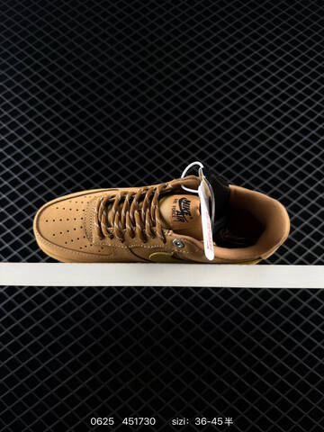 Nike Air Force 1 Low Wheat Tan Gum Yellow EU 36-45 Sneaker - Unisex (BS-70596)