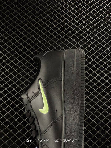 Nike Air Force 1 07 Black Volt EU 36-45 5 Lifestyle - Unisex (BS-73926)