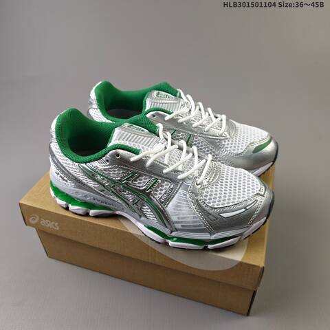 ASICS Gel Kayano 12 1 Black Silver White Brown Blue EU 36-45 Running Shoe Running Sneakers - Unisex (BS-69332)
