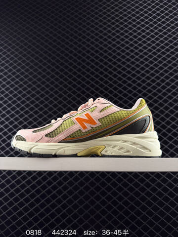 New Balance 740 Neon Yellow Dark Green Orange EU 36-45 Running Shoe - Unisex (BS-82947)