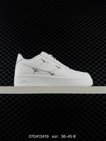 Nike Air Force 1 07 LV8 FB8971 005 White Black Silver EU 36-45 Lifestyle - Unisex BS-70422
