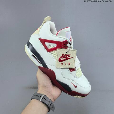 Jordan Air Jordan 4 Nigel Sylvester Sail Cinnabar Sail Cinnabar Black EU 36-48 5 Basketball - Unisex BS-65944