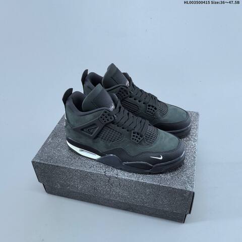 Jordan Air Jordan 4 OG SP x Nigel Sylvester Black Anthracite White EU 36-47 5 Basketball - Unisex (BS-66187)
