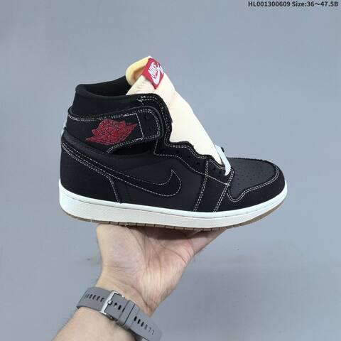 Jordan Air Jordan 1 High OG Black White Red 36 47 5 Basketball - Unisex (BS-65794)