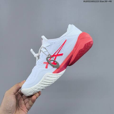 ASICS Court FF 3 Novak White Red Burgundy EU 36-46 Tennis Shoe Casual Sneakers - Unisex (BS-69133)