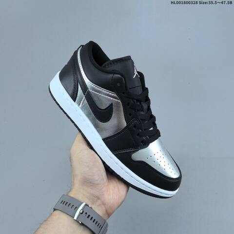 Air Jordan 1 Low Silver Toe AIR JORDAN 1 Aj1 Lifestyle BS-66425