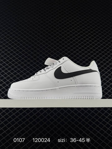 Nike Air Force 1 07 White Black EU 36-45 5 Lifestyle - Unisex (BS-73265)