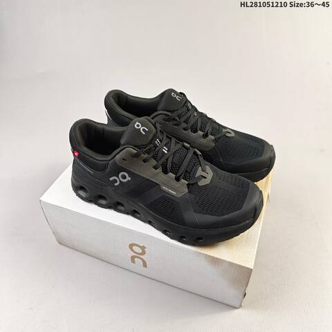 On Cloudrunner 2 Black White Orange Purple EU 36-45 Running Shoe Running Sneakers - Unisex (BS-69749)