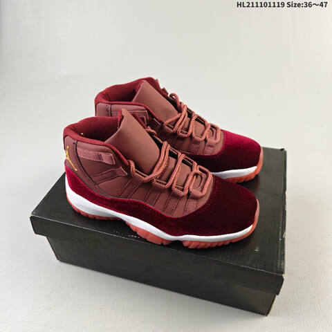 Jordan Air Jordan 11 Retro Concord Maroon-red 36 47 Basketball - Unisex (BS-63488)