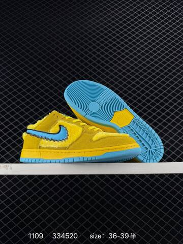 Nike SB Dunk Low QS Grateful Dead Green Bear Orange Green EU 36-45 Skate - Unisex (BS-74290)