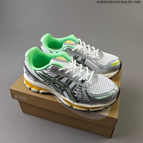 ASICS Gel Kayano 12 1 Black Silver White Brown Blue EU 36-45 Running Shoe Running Sneakers - Unisex (BS-69332)