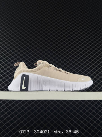 Nike Free Metcon 6 Black Cream White Multi-Gradient Sail Cream Triple Black EU 36-45 Training - Unisex (BS-73007)