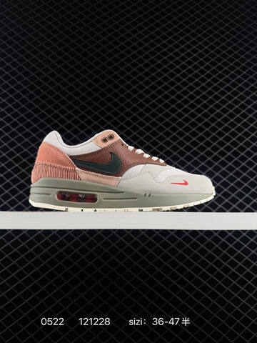 Nike Air Max 1 White Grey Green Pink EU 36-47 Lifestyle - Unisex (BS-71297)