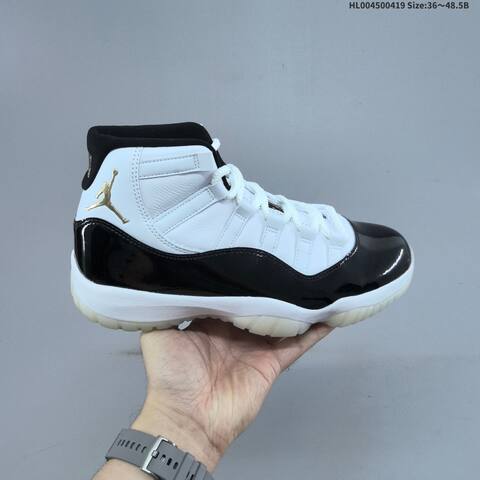 Jordan Air Jordan 11 Retro Gratitude White Black Gold EU 36-48 5 Basketball - Unisex (BS-66130)