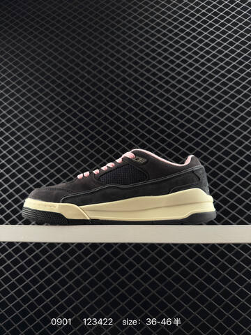 Jordan Air Jordan 4 Retro Flight Court Black Pink Cream EU 36-46 Basketball Shoe - Unisex (BS-80789)
