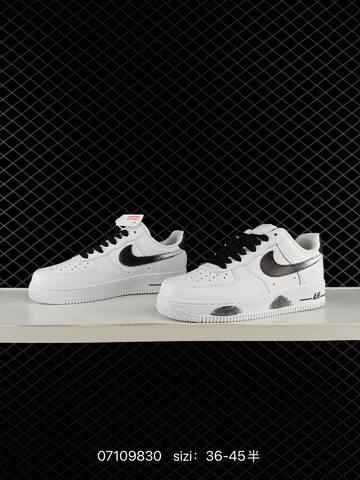 Nike Air Force 1 07 CW2288 White Black EU 36-45 Casual - Unisex (BS-70299)