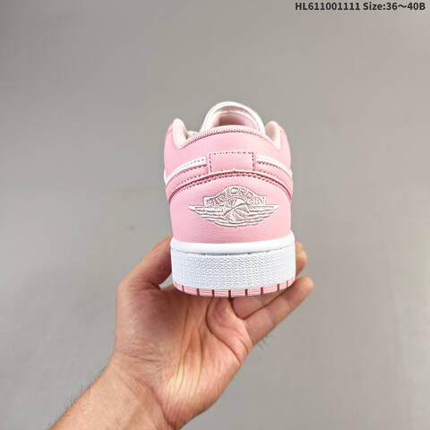 Jordan Air Jordan 1 Low Pink White EU 36-40 Basketball - Unisex (BS-63854)