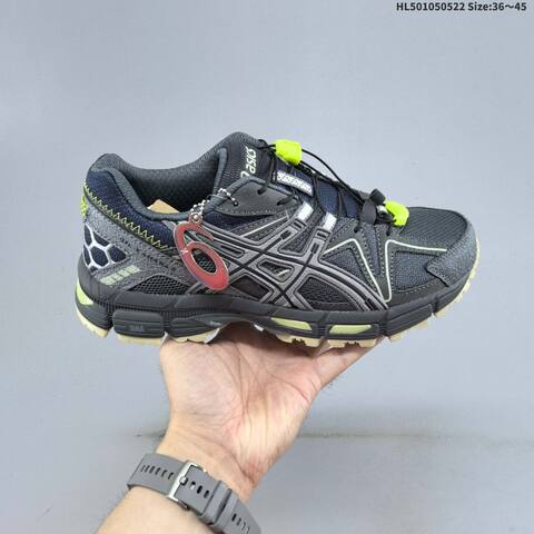 ASICS Gel-Kahana 8 Silver Grey Off White EU 36-45 Trail Shoe Trail Running Sneakers - Unisex (BS-68811)