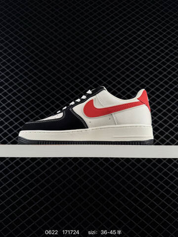 Nike Air Force 1 07 Off White Black Red EU 36-45 Sneaker - Unisex BS-70659