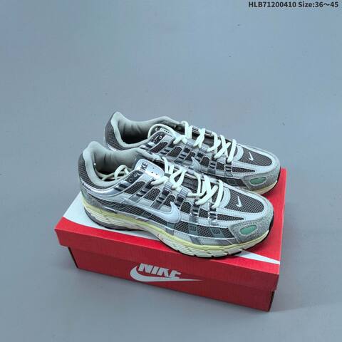 Nike P-6000 Grey White Black Khaki Cream EU 36-45 Running Shoe - Unisex (BS-60849)