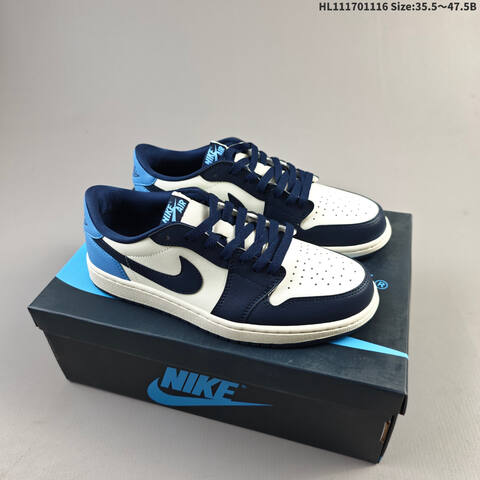 Nike Air Jordan 1 Retro Low OG Black Pink Black Red White Black Blue White EU 35 5-47 5 Casual - Unisex (BS-63606)