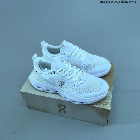 On Running Cloudpulse Light Grey Neon Green Or Beige White Orange EU 36-45 Running Shoe Running Sneakers - Unisex (BS-69589)