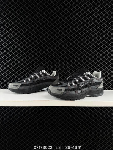 Nike P-6000 Black Dark Grey Light Grey White EU 36-46 Running - Unisex (BS-70202)