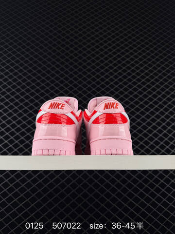Nike Dunk Low Pink Red White 36-45 5 Lifestyle - Unisex (BS-72967)