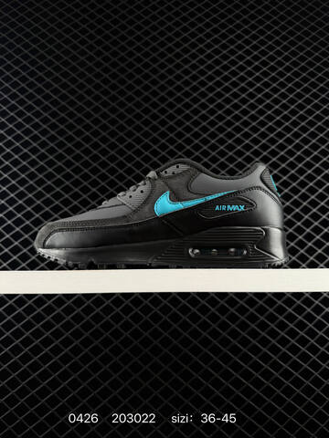 Nike Air Max 90 Black Mint Green Black Dark Grey Blue EU 36-45 Lifestyle - Unisex (BS-71859)