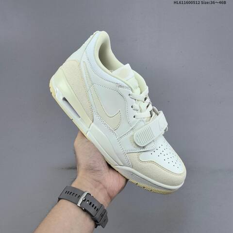 Nike Jordan Legacy 312 Low White Cream Sail 36 46B Basketball - Women s BS-65992