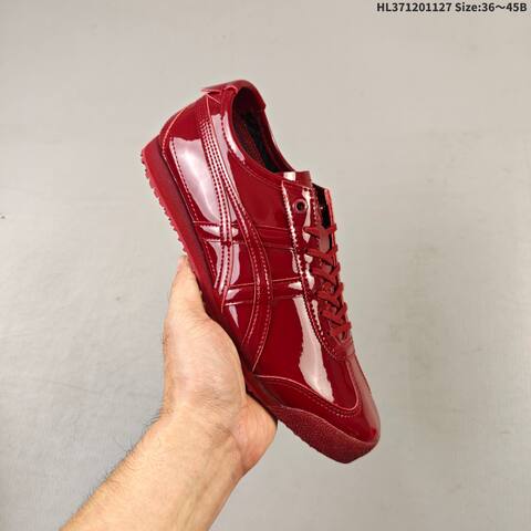 Onitsuka Tiger Mexico 66 SD Glossy Deep Red EU 36-45 Sneaker Casual Sneakers - Unisex (BS-69217)
