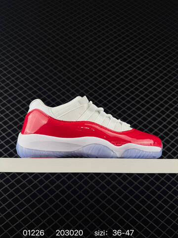 Jordan Air Jordan 11 Retro Black Red White Grey Light Blue EU 36-47 Basketball Shoe - Unisex (BS-79756)