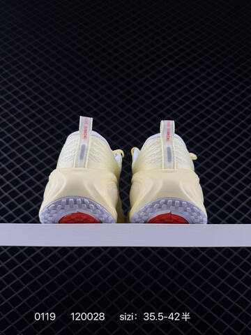 Nike Vomero Plus Cream Yellow With Red Accents 35 5-42 5 Running - Unisex (BS-73078)
