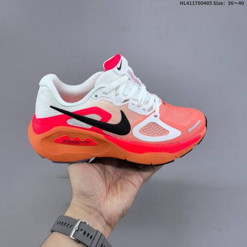 Nike Structure Plus ReactX Air Zoom White Black Grey Orange Red EU 36-45 Running Shoe - Unisex BS-60921