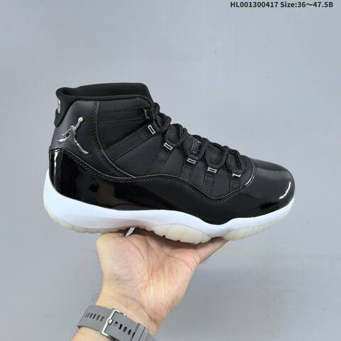 Jordan Air Jordan 11 Retro High 25th Anniversary Black White EU 36-47 5 Basketball - Unisex (BS-66154)