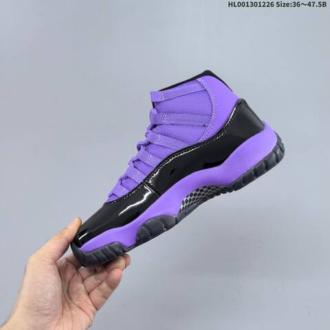 Jordan Air Jordan 11 Retro High Purple Black 36 47 5 Basketball - Unisex (BS-67262)