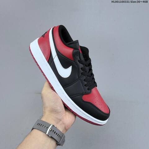 Air Jordan 1 Low Alternate Bred Toe AIR JORDAN 1 Aj1 Lifestyle BS-66383