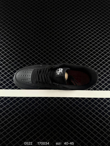 Nike Air Force 1 Low Black Silver Clear EU 40-45 Lifestyle - Men's (BS-71303)