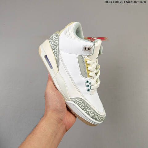 Air Jordan 3 Retro AIR JORDAN FJ9479-100 36 36 5 37 5 38 38 5 39 40 Lifestyle - Unisex (BS-67587)
