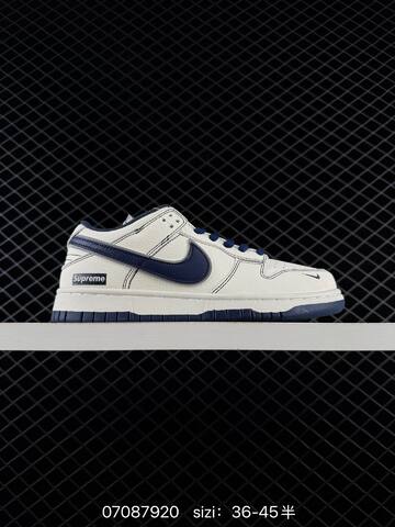 Nike Dunk SB Low Off White Black Navy Silver EU 36-45 Skate - Unisex (BS-70341)