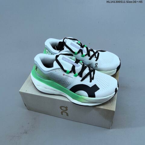 On Cloudboom Max 3 MF30314651 White Black Neon Yellow Pink Green EU 36-45 Running Shoe Running Sneakers - Unisex (BS-69567)